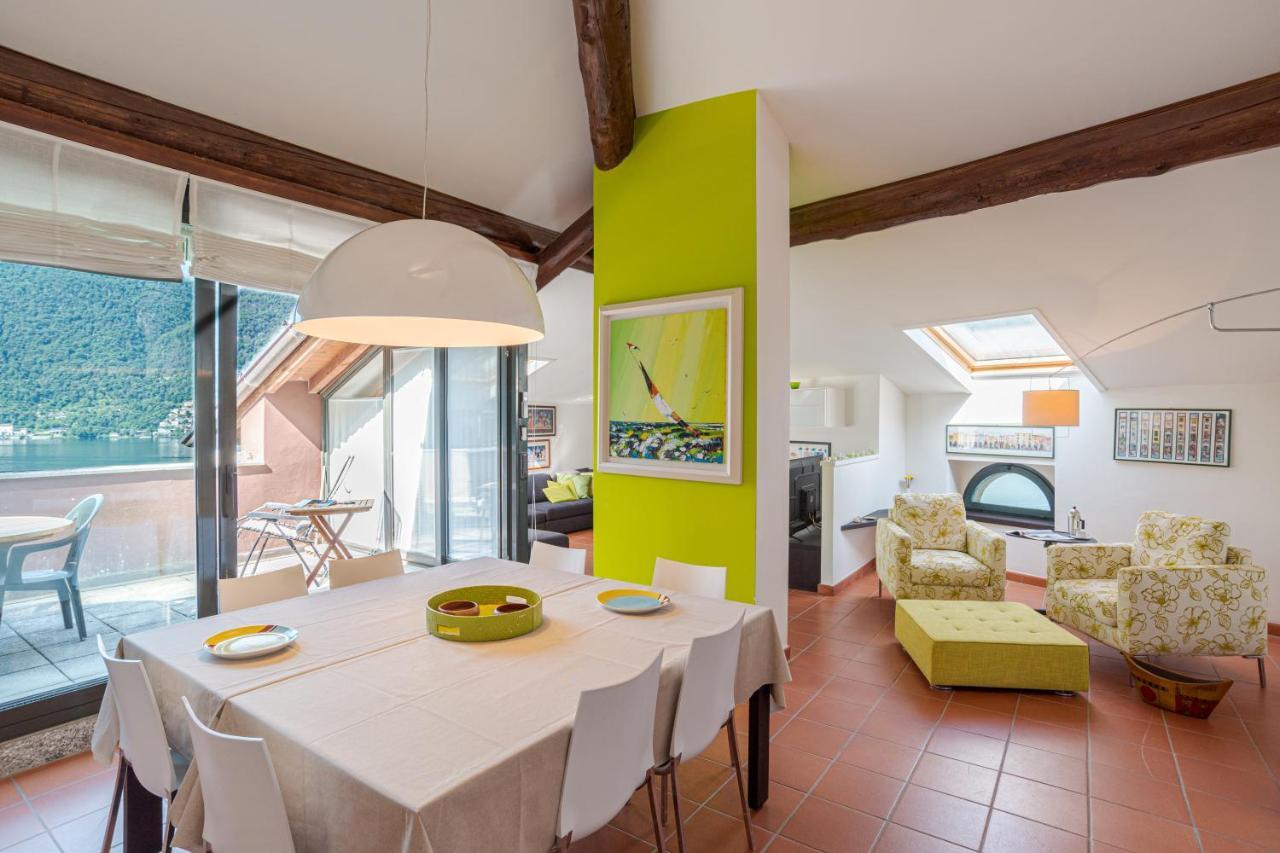 Apt With Terrace And Shared Pool! Lake View! Διαμέρισμα Nesso Εξωτερικό φωτογραφία